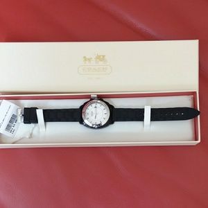Sale Boyfriend Black Coach Watch